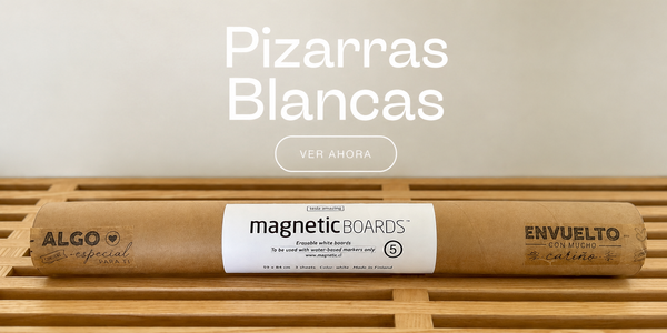 Magnetic BOARDS - 5 LÁMINAS BLANCAS