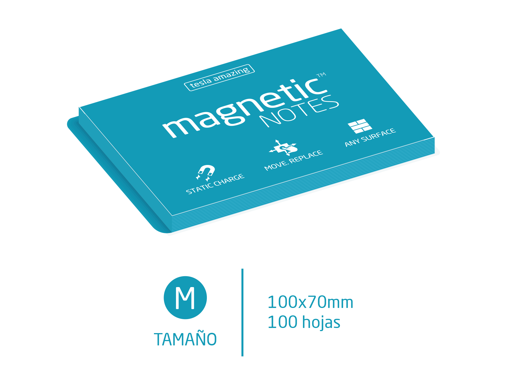 Magnetic Notes Color Clásico - M