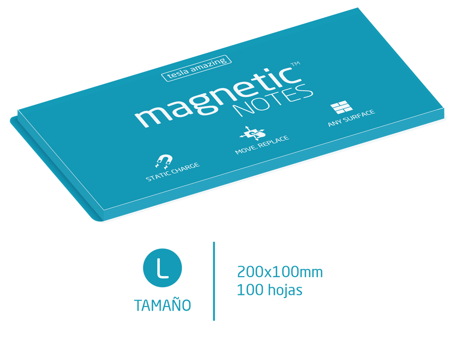 Magnetic Notes Color Clásico - L