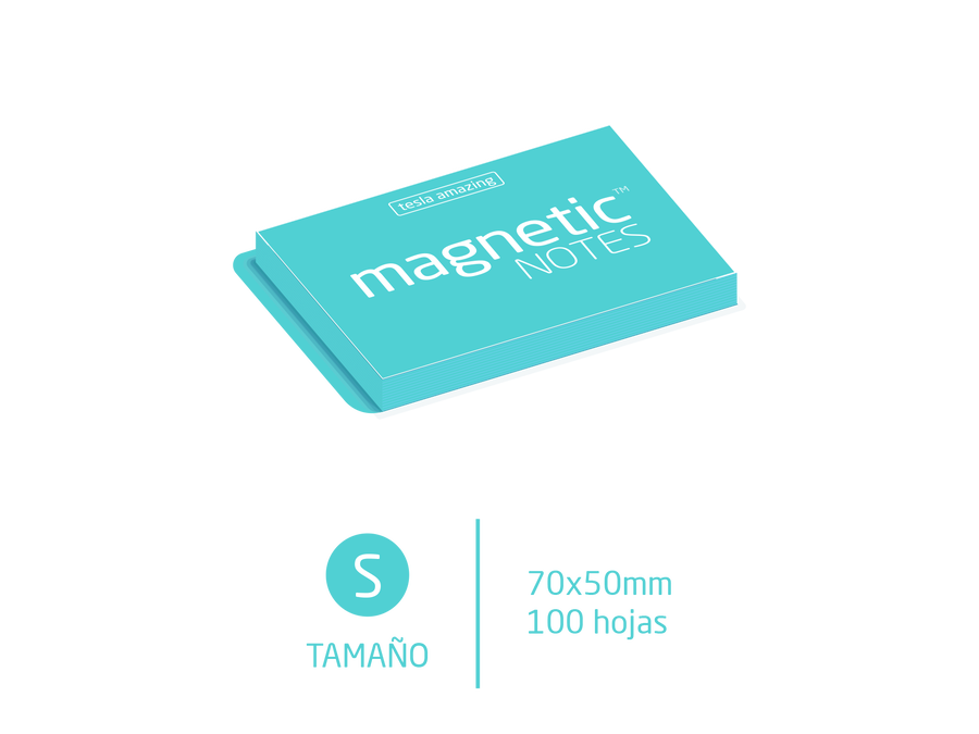 Magnetic Notes Color Pastel - S