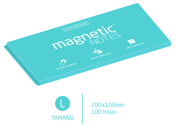Magnetic Notes Color Pastel - L